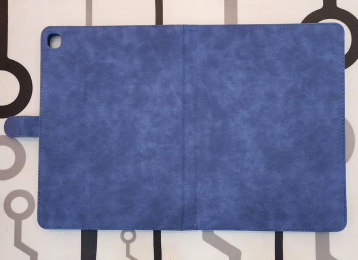 IPAD 9.7 AIR1/AIR2/PRO/2017-2018 - COBERTOR TIPO AGENDA DE GAMUSA MORADO