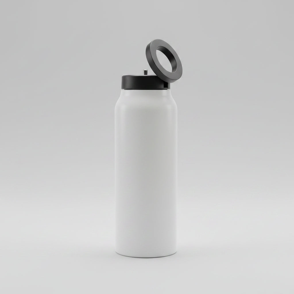 BOTELLA CON SOPORTE PHONE MAGSAFE WHITE