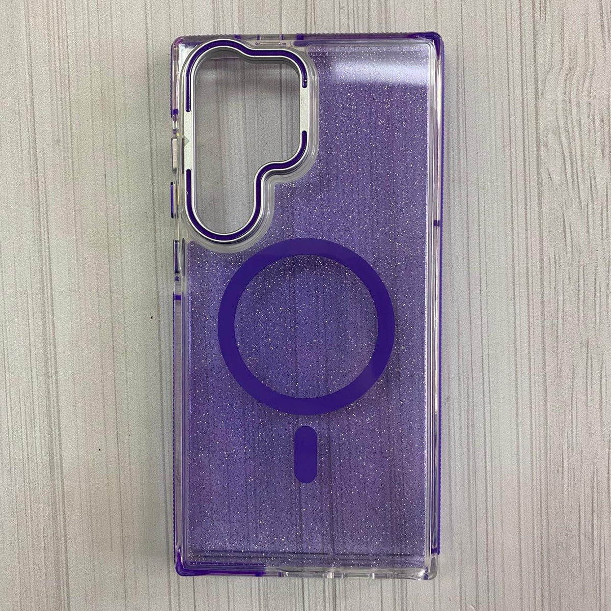 SAMSUNG GALAXY S24 ULTRA - GLITTER CASE MAGSAFE MORADO