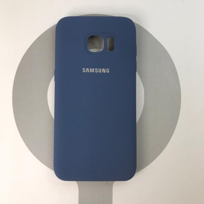 SAMSUNG GALAXY S7 EDGE COBERTOR SILICON AZUL