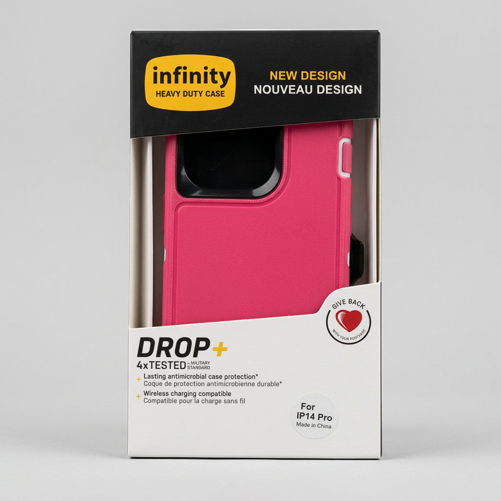 IPHONE 14 PRO - OTTER INFINITY ROSA