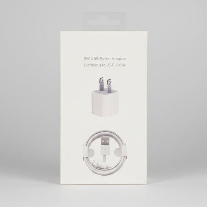 IPHONE CARGADOR 5W LIGHTNING TO USB CABLE