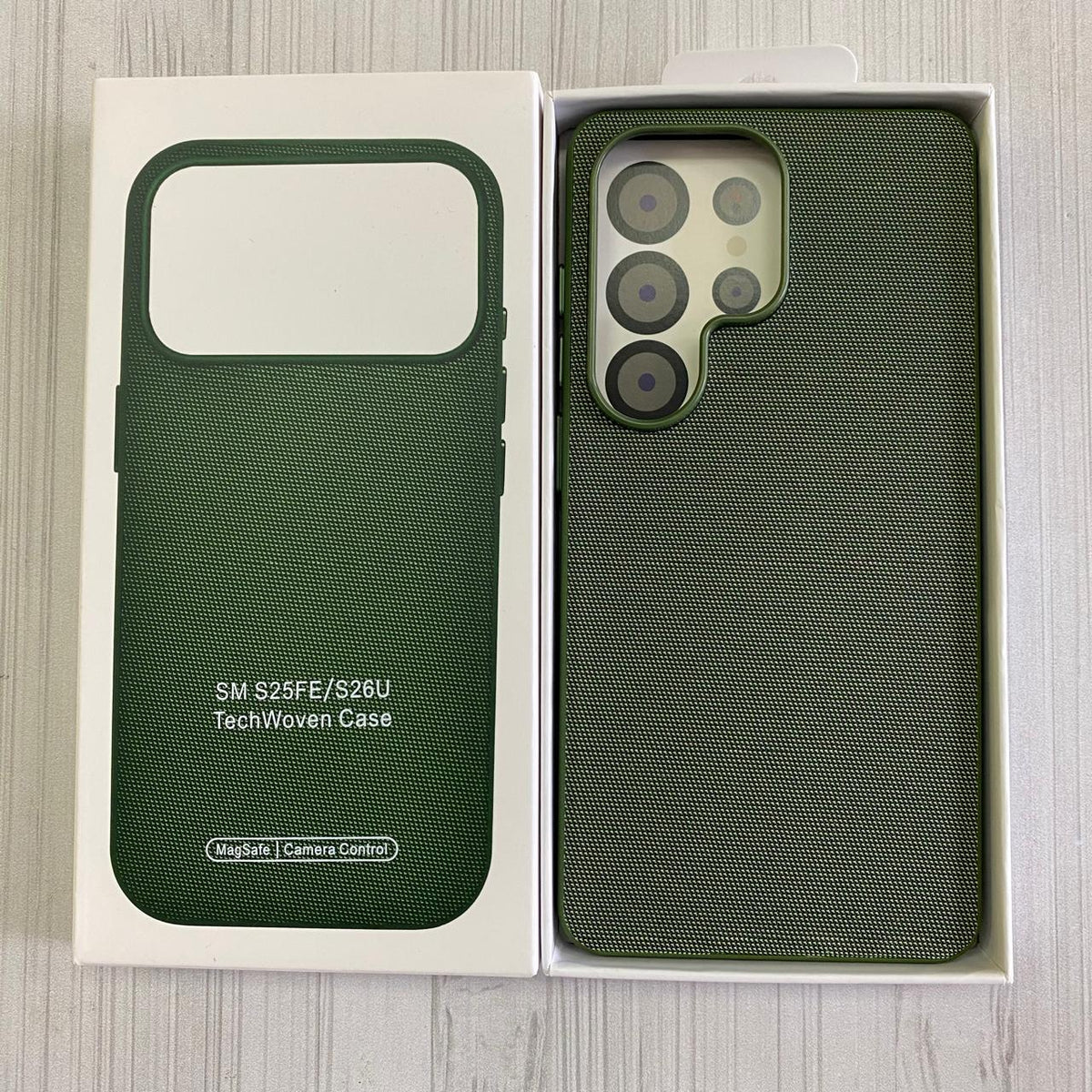 SAMSUNG GALAXY S26 ULTRA - TECHWOVEN CASE GREEN