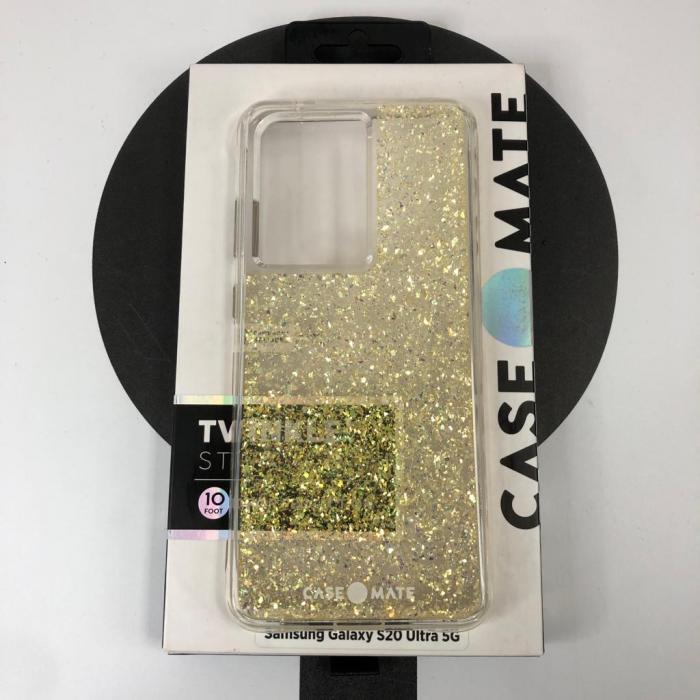 SAMSUNG GALAXY S20 ULTRA - CASE GLITTER DORADO