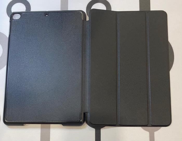 IPAD MINI 4/5 - COBERTOR TIPO AGENDA DE CUERO NEGRO