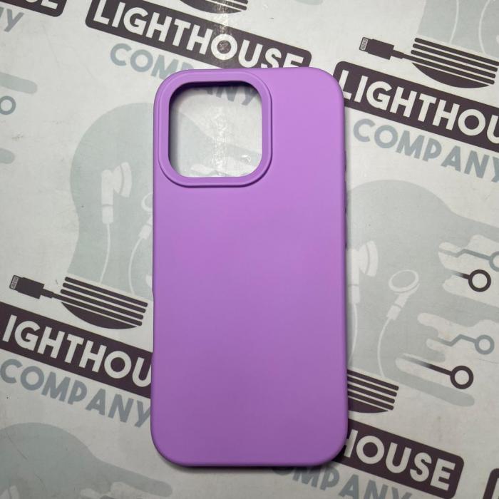IPHONE 16 PRO - SILICON CASE MORADO