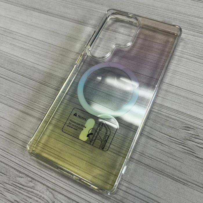 SAMSUNG GALAXY S24 ULTRA - CLEAR CASE DEGRADADO MULTICOLOR