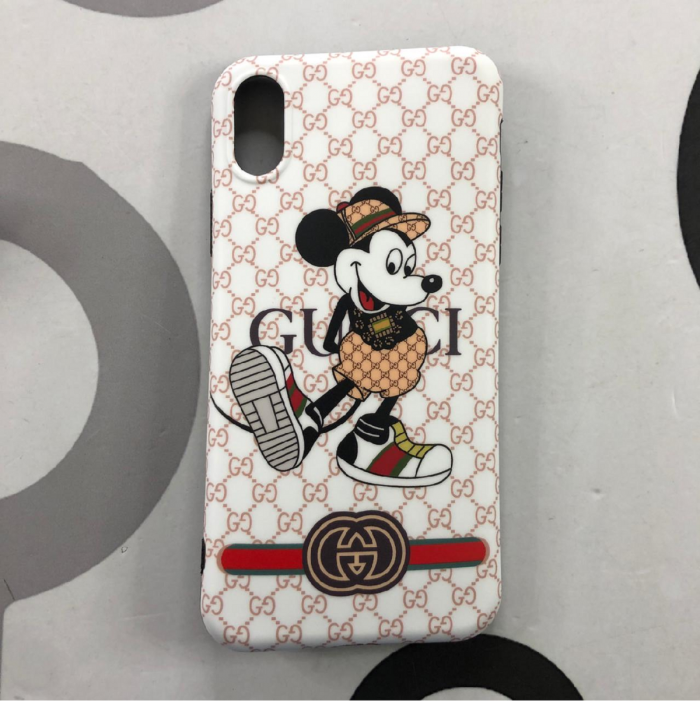 IPHONE XS MAX - WHITE MICKEYS LOGO GUCCI