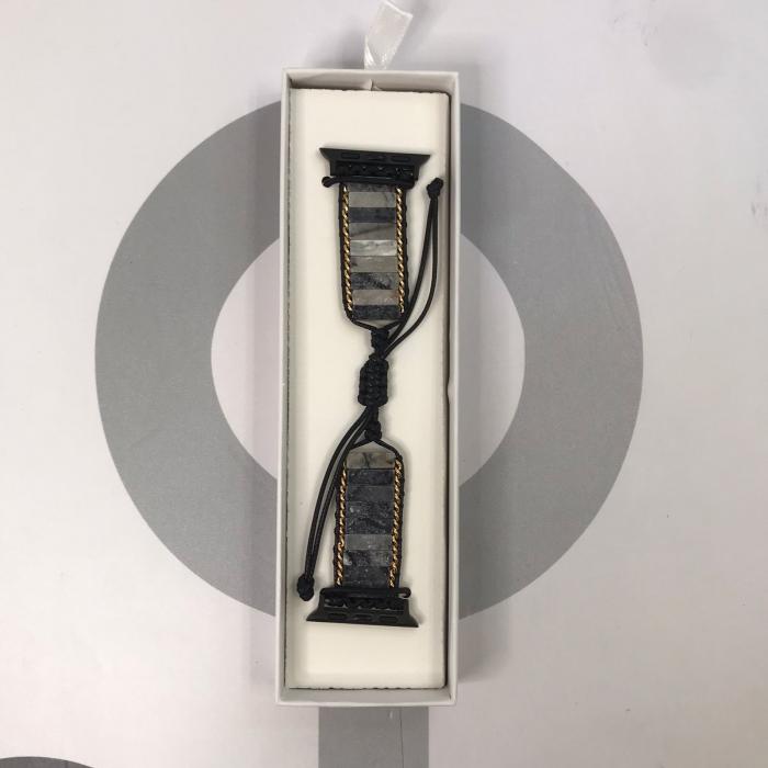HANDMADE IWATCH BAND 38/40/41 MARMOL GRIS