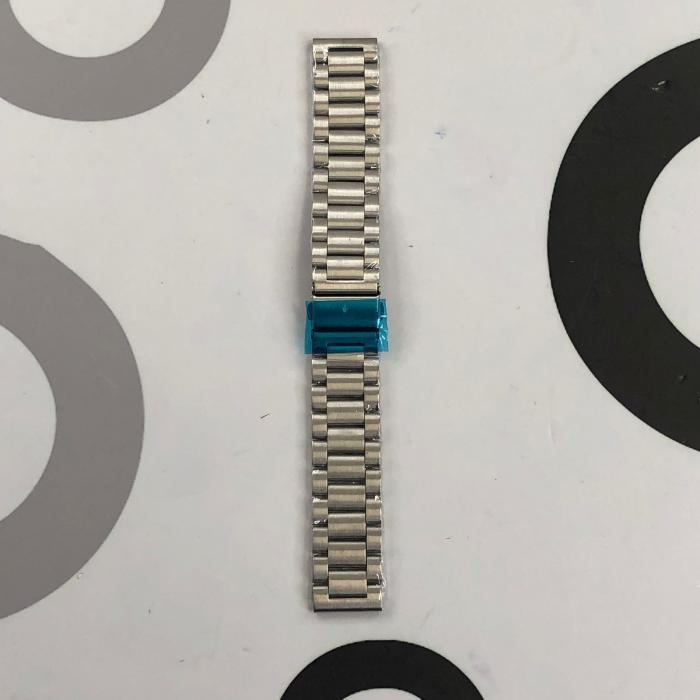 BANDA METALICA AJUSTABLE 20 MM - PLATEADO