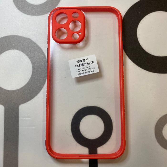 IPHONE 13 PRO MAX - FULL CLEAR ORILLA ROJO