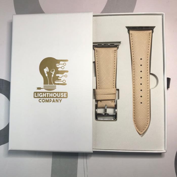 BANDA DE CUERO 42/44/45 - NUDE