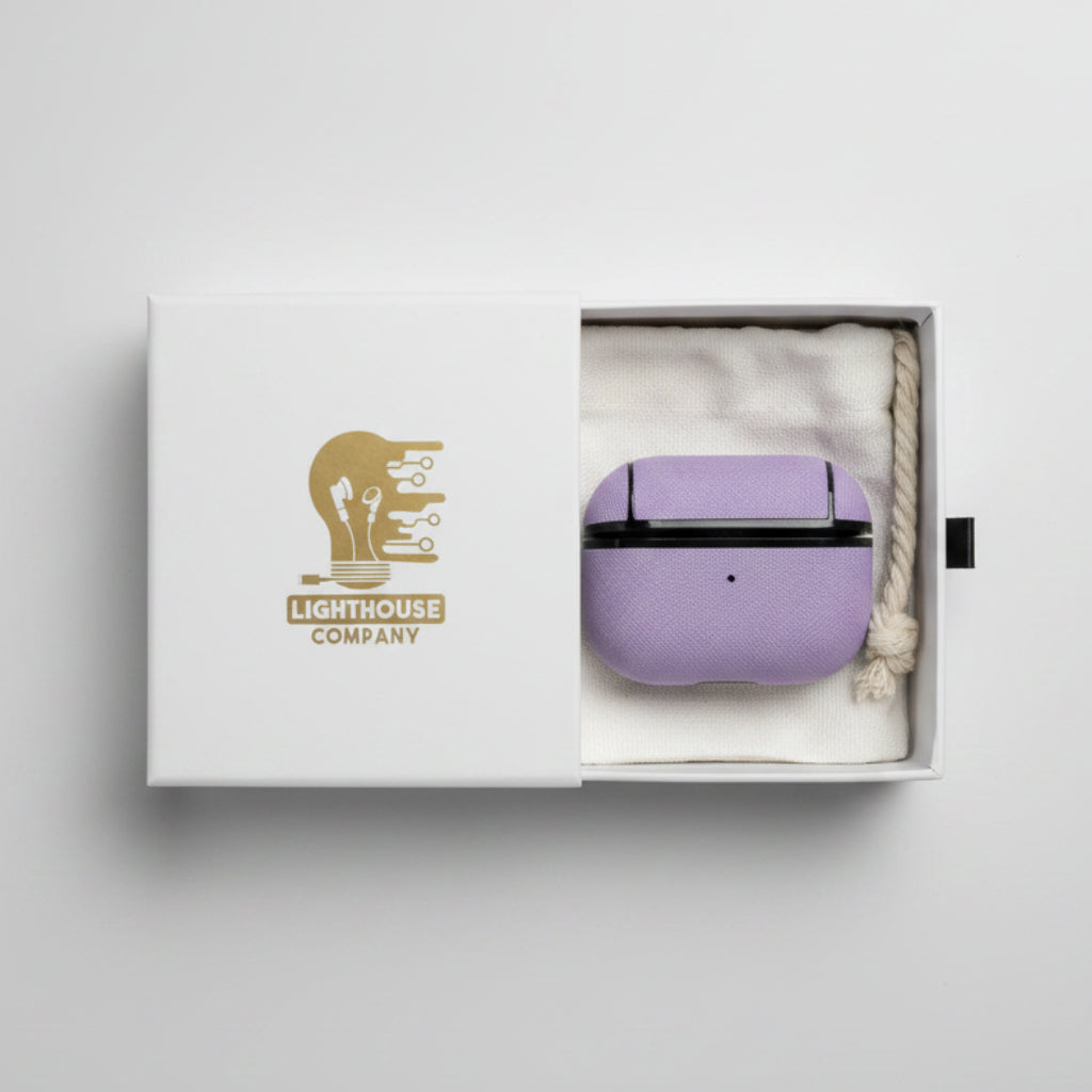AIRPODS 3RA GENERACION - COBERTOR DE CUERO PURPLE