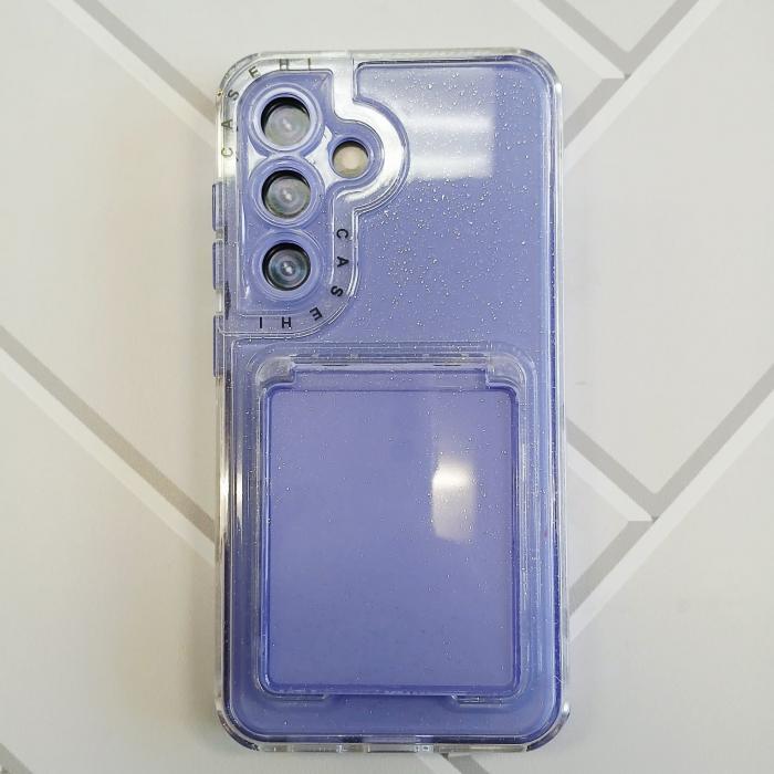SAMSUNG GALAXY S25 - COBERTOR CON ESPEJO MORADO