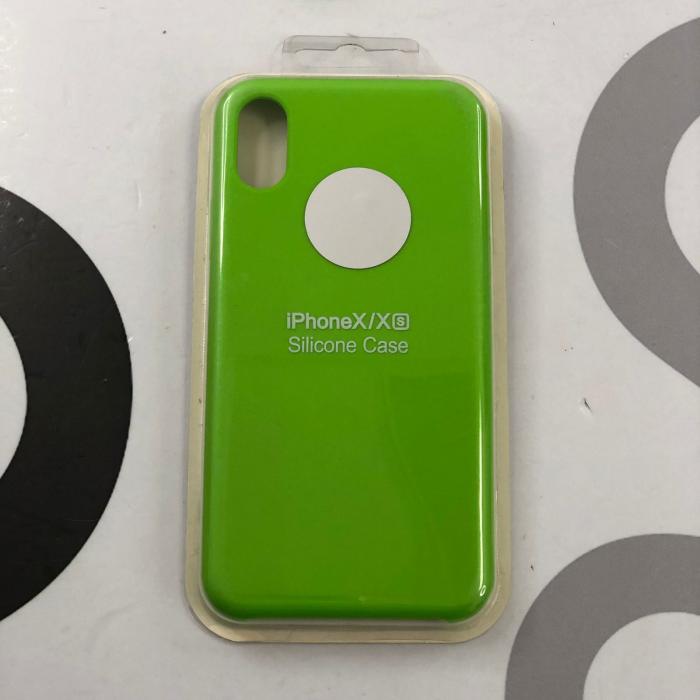 IPHONE X/XS - SILICON CASE VERDE NEON