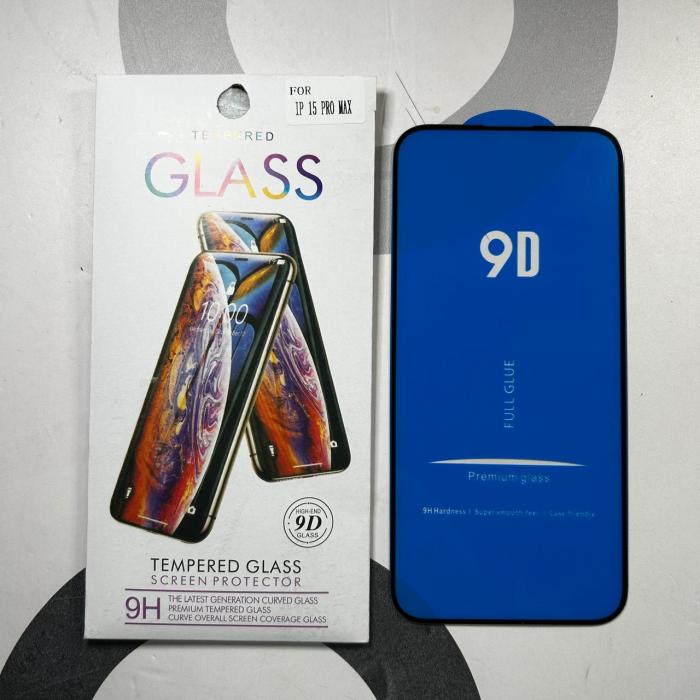 IPHONE 15 PRO MAX - VIDRIO TEMPLADO COMPLETO