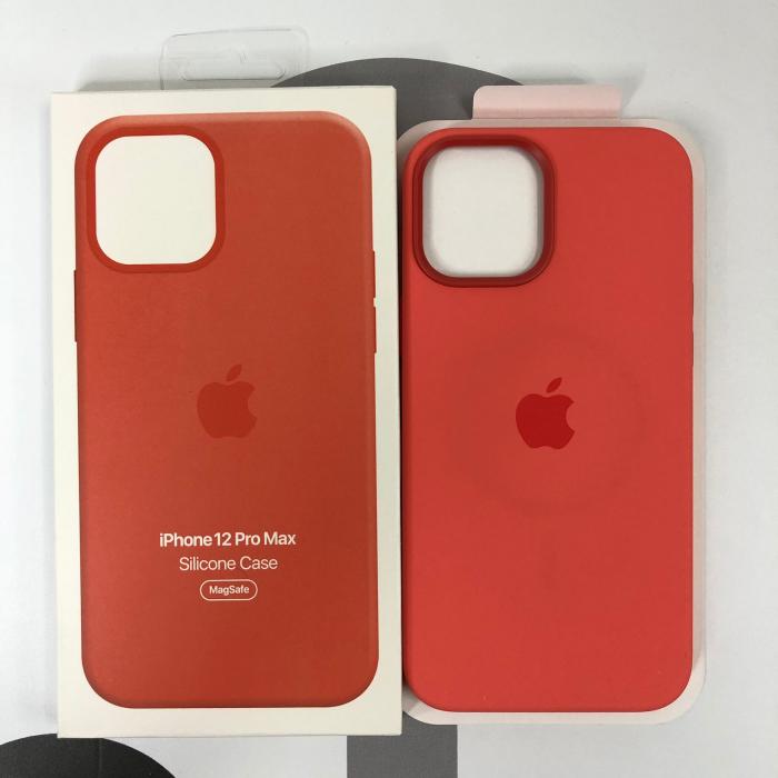 IPHONE 12 PRO MAX - SILICON MAGSAFE NARANJA
