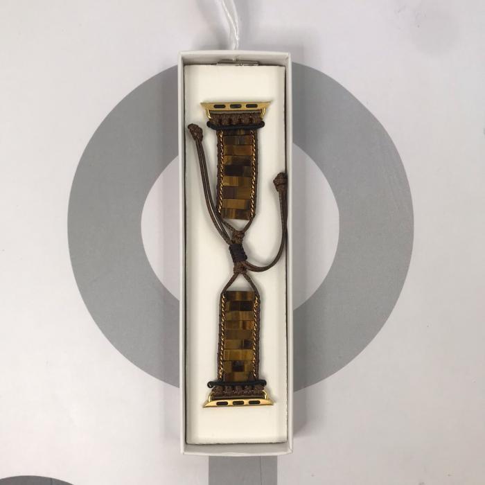 HANDMADE IWATCH BAND 38/40/41 - MARMOL CAFE CLARO