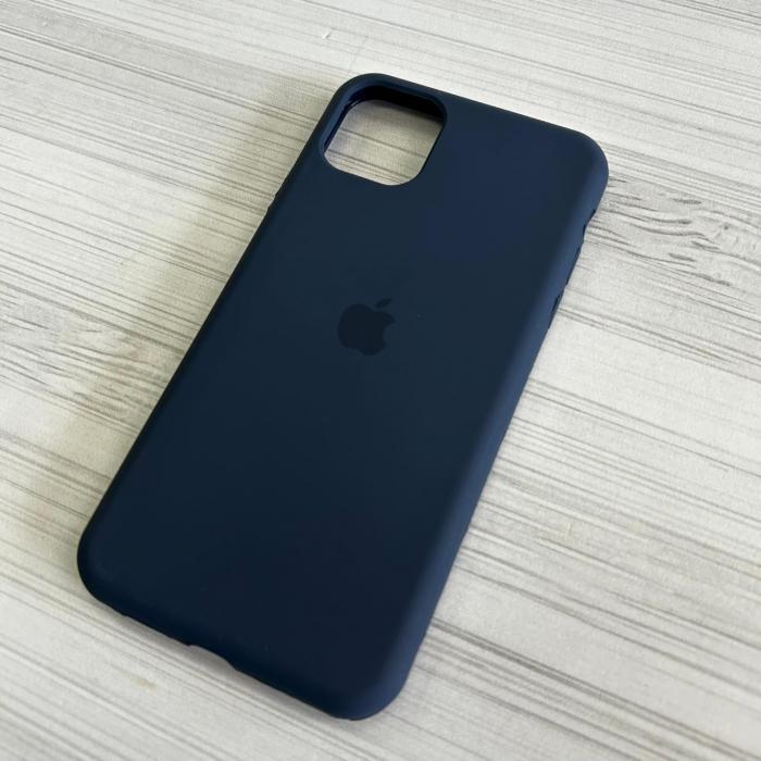 IPHONE 11 PRO MAX - SILICON CASE AZUL OSCURO