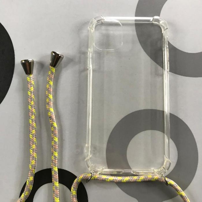 IPHONE 11 PRO - CLEAR LACE AMARILLO CON GRIS