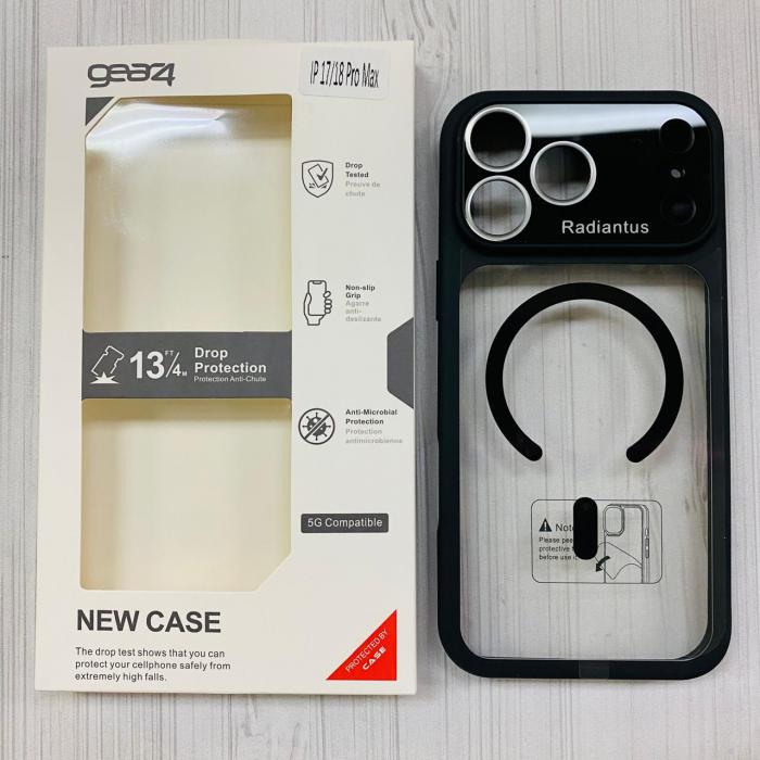 IPHONE 17 PRO MAX - GEAR4 CASE CLEAR ORILLA BLACK