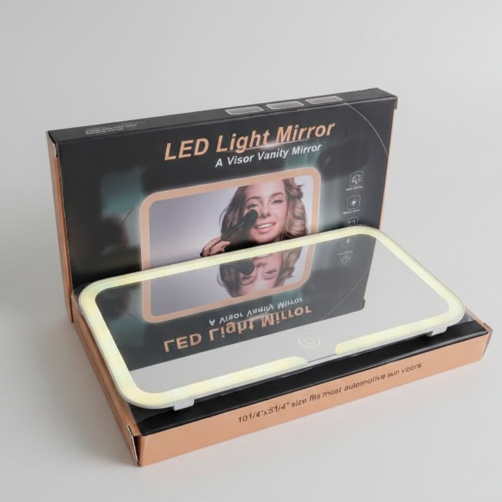 LED LIGHT MIRROR CAR