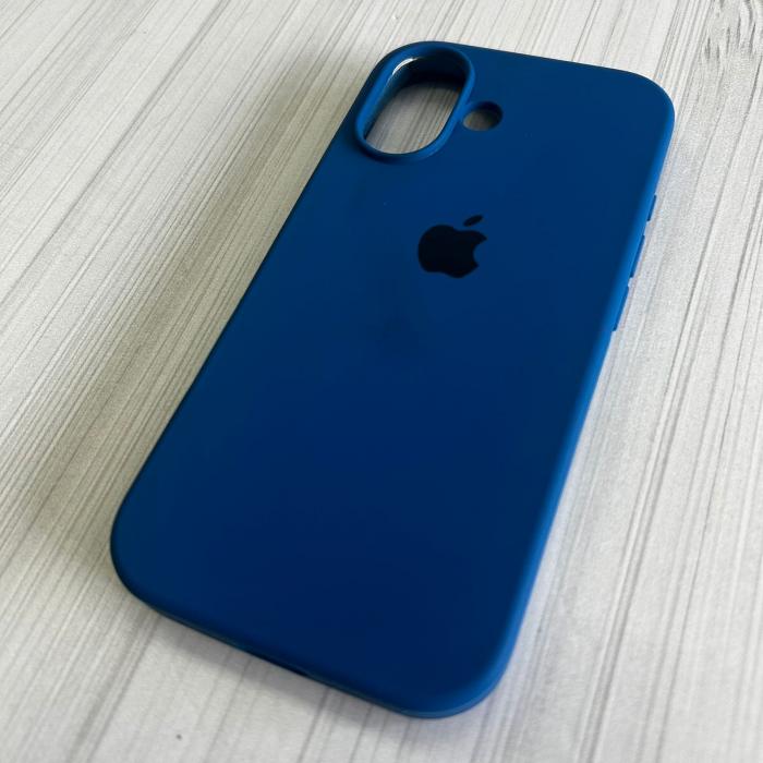 IPHONE 16 PLUS - SILICON CASE AZUL