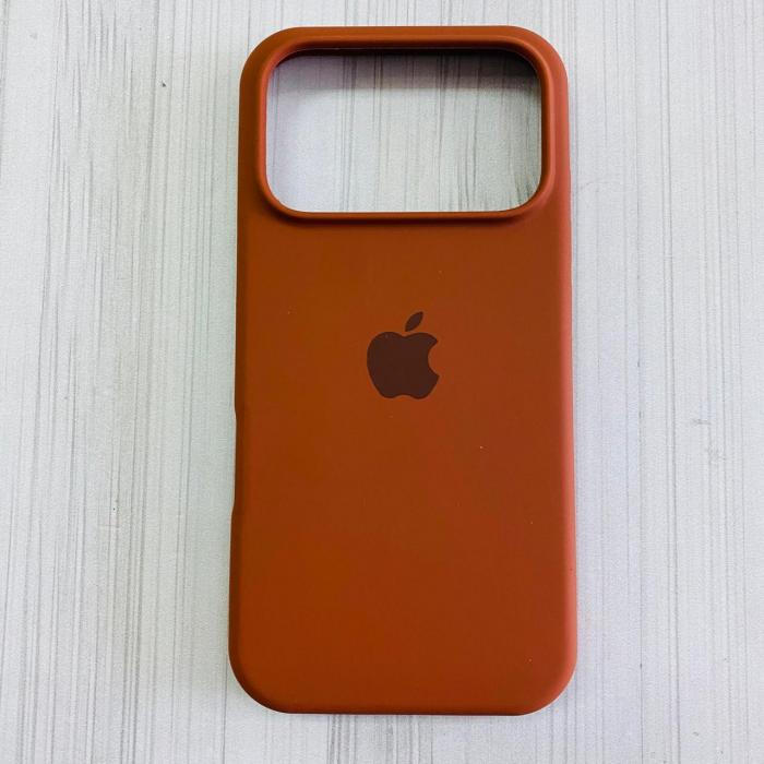 IPHONE 17 PRO - SILICON CASE MARRON