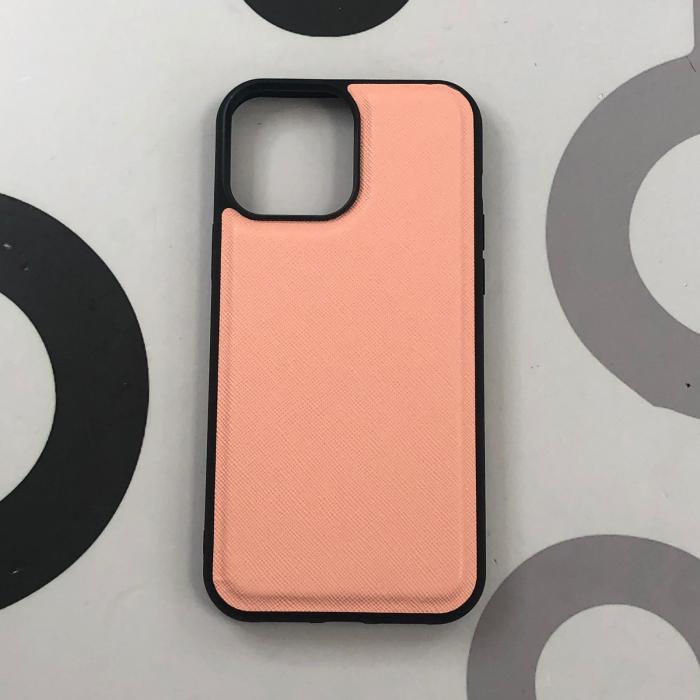 IPHONE 14 PRO - COBERTOR DE CUERO NUDE PINK
