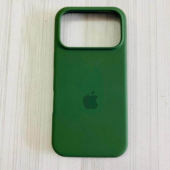 IPHONE 17 PRO - SILICON CASE VERDE MILITAR