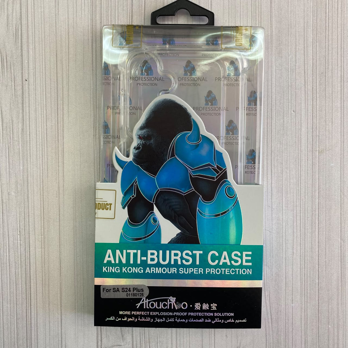 SAMSUNG GALAXY S24 PLUS - ANTIBURST CASE TRANSPARENTE