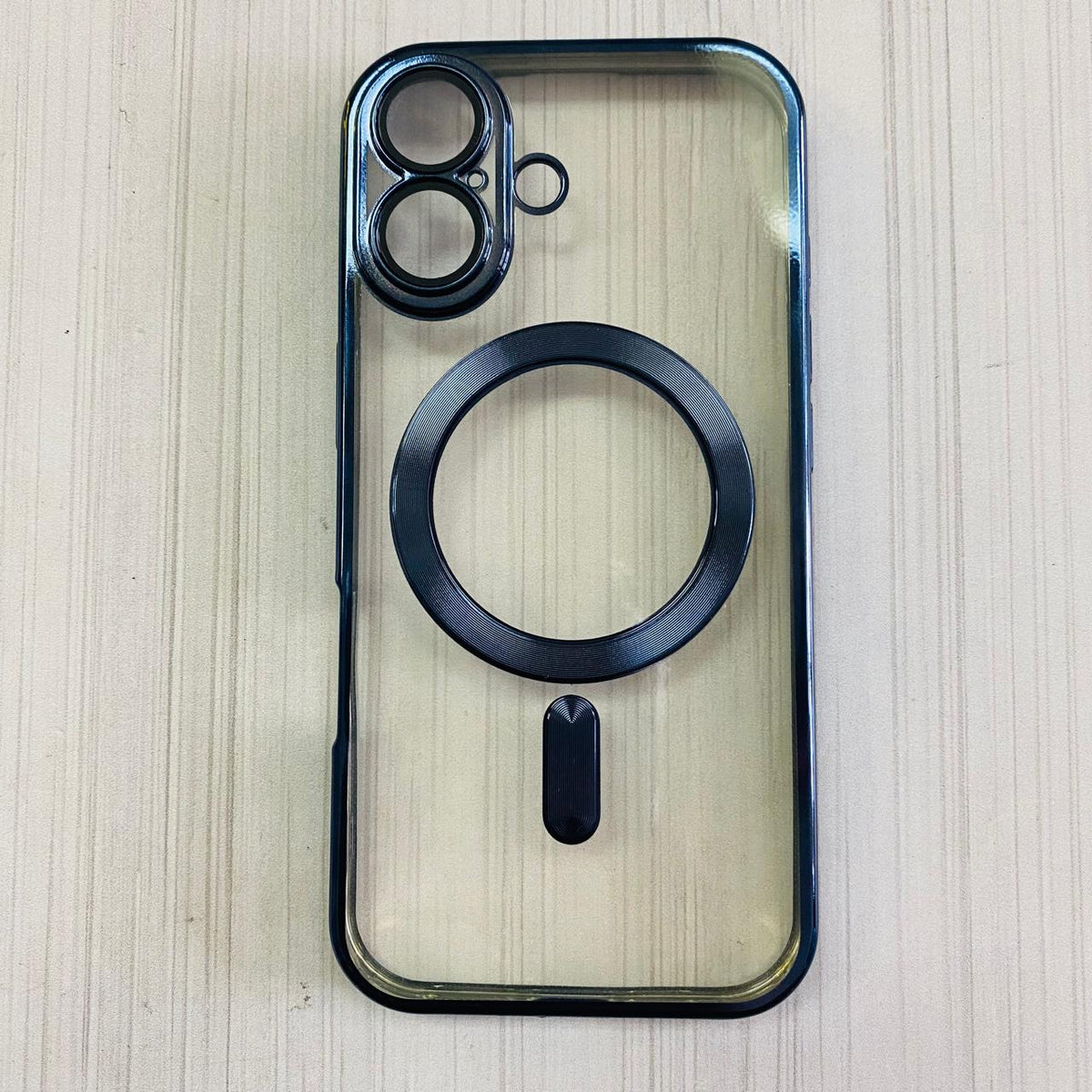 IPHONE 17 - CLEAR CASE BLUE EDGES