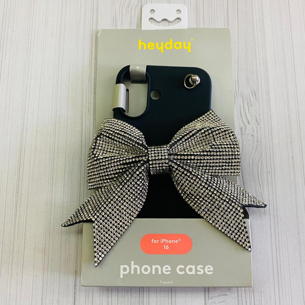 IPHONE 16 - HEYDAY BLACK BOW CASE