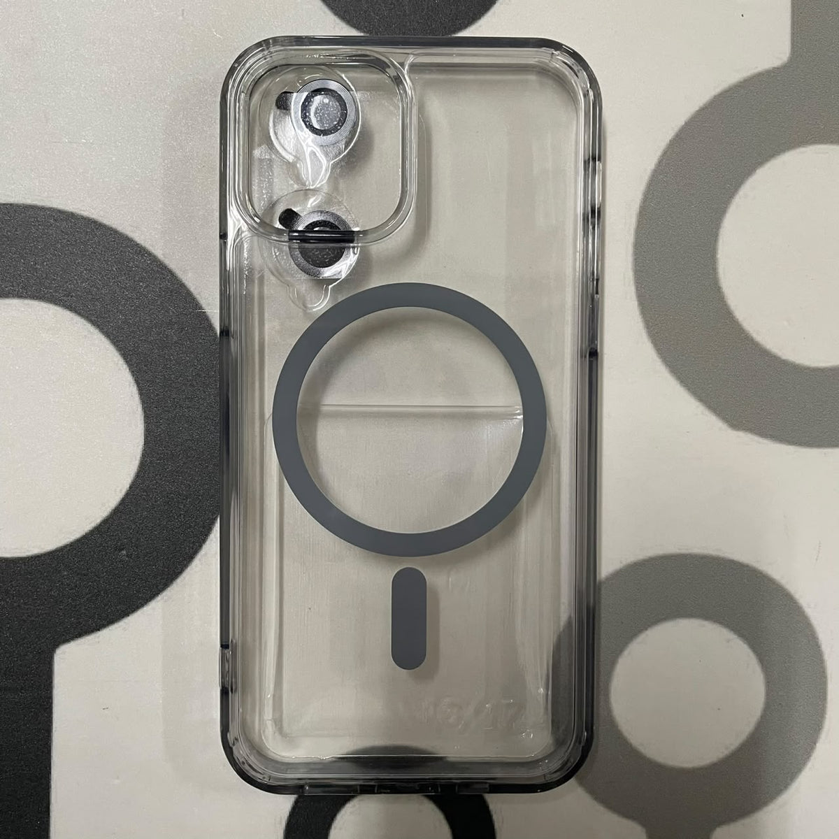 IPHONE 12 - CELAR CASE MAGSAFE CON VIDRIOS DE CAMARA GRIS