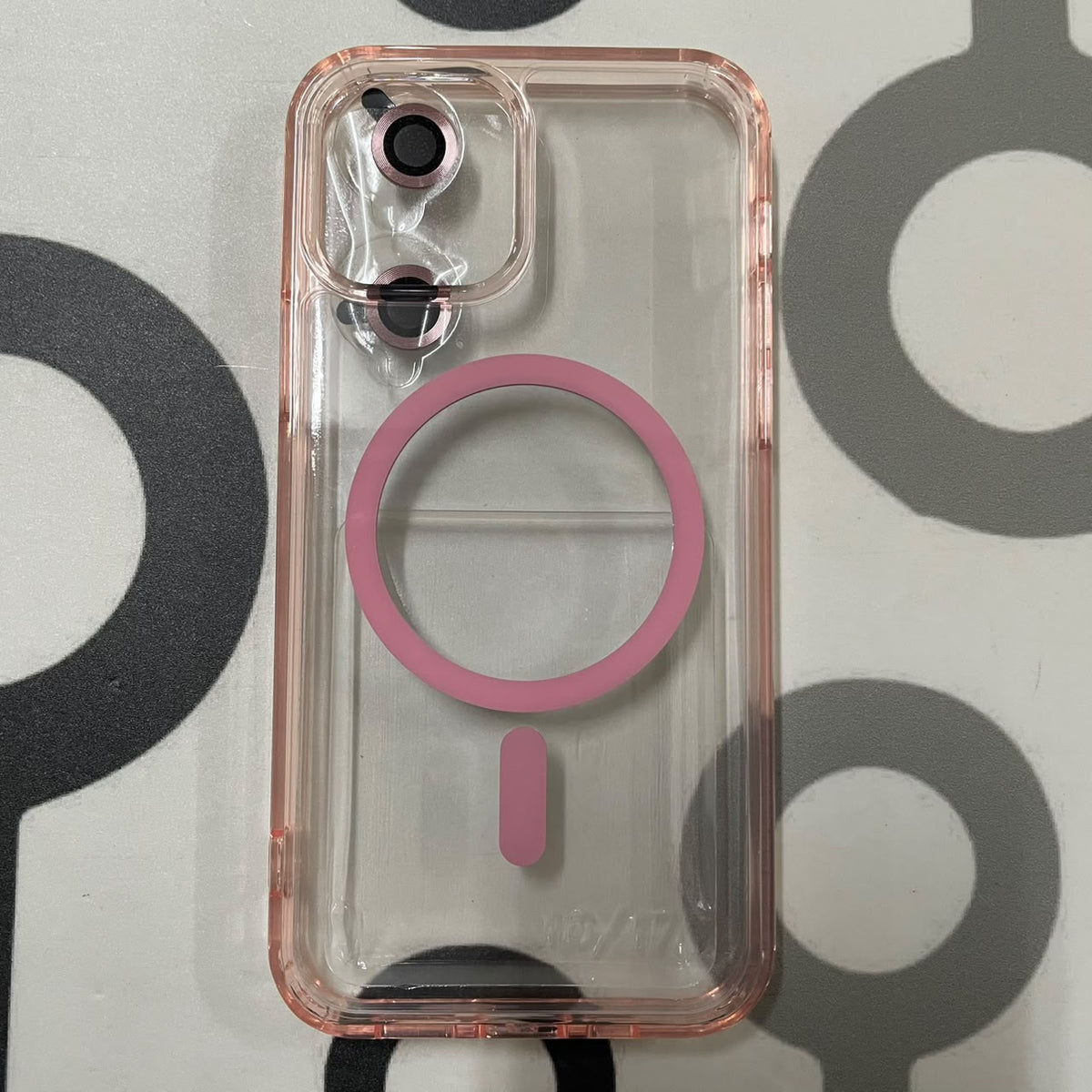 IPHONE 12 - CELAR CASE MAGSAFE CON VIDRIOS DE CAMARA ROSADO