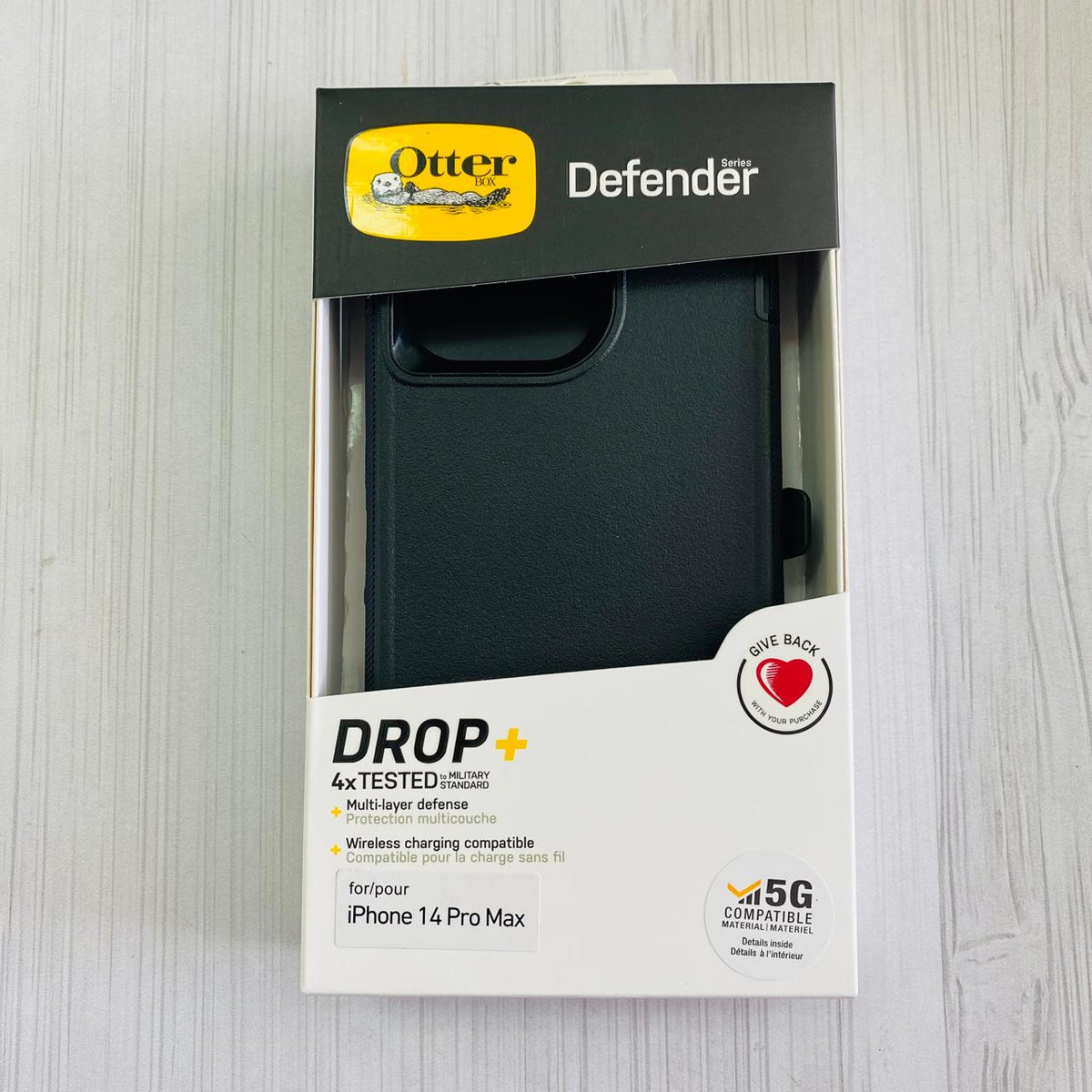 IPHONE 14 PRO MAX - OTTER DEFENDER NEGRO