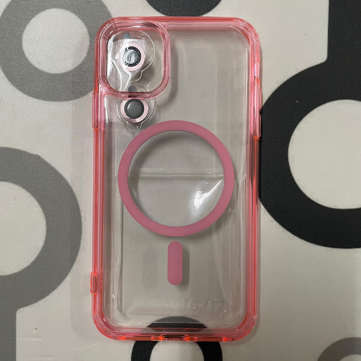 IPHONE 11 - CLEAR CASE MAGSAFE ORILLA PINK