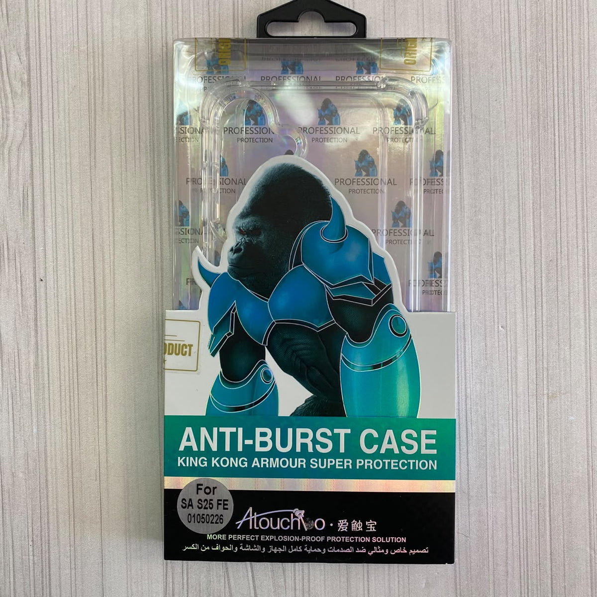 SAMSUNG GALAXY S25 FE - ANTIBURST CASE TRANSPARENTE