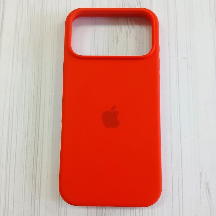 IPHONE 17 PRO MAX - SILICON CASE ROJO
