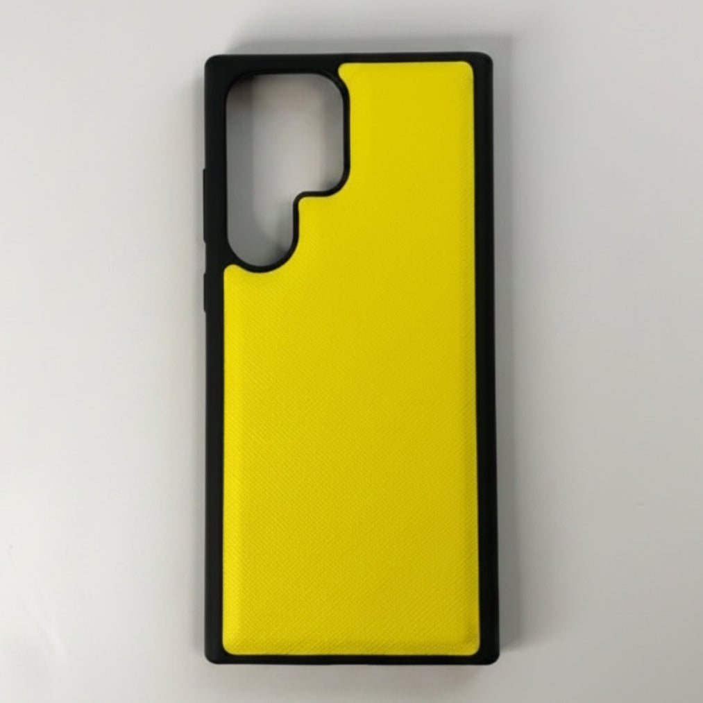 SAMSUNG GALAXY S23 ULTRA - COBERTOR DE CUERO AMARILLO
