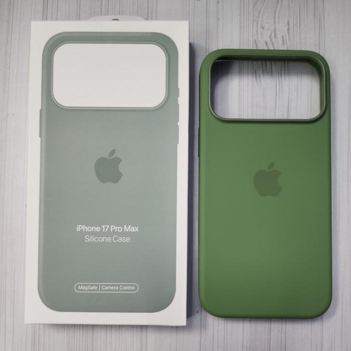 IPHONE 17 PRO MAX - SILICON CASE MAGSAFE LIGHT GREEN