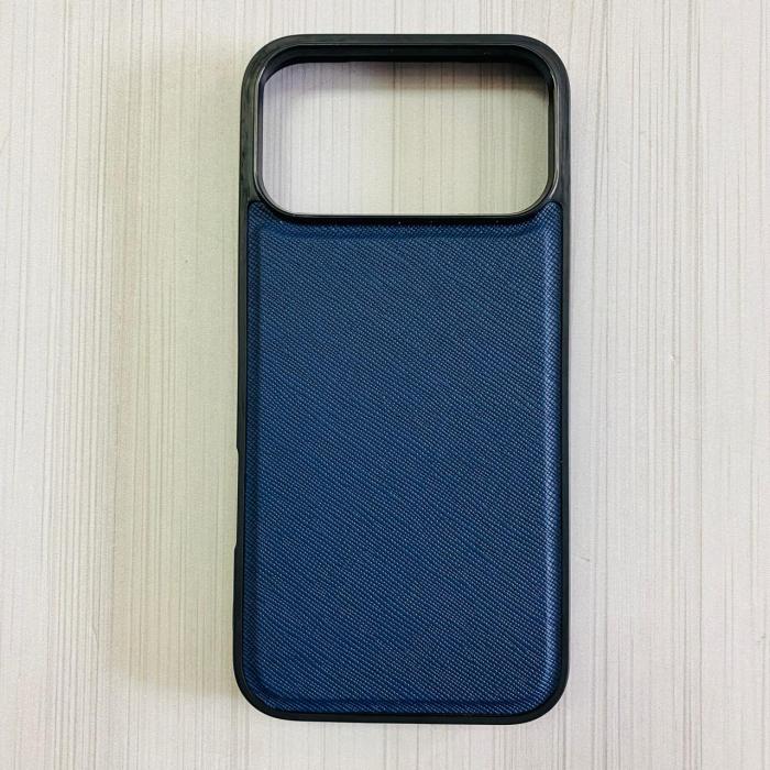 IPHONE 17 PRO MAX - COBERTOR DE CUERO AZUL