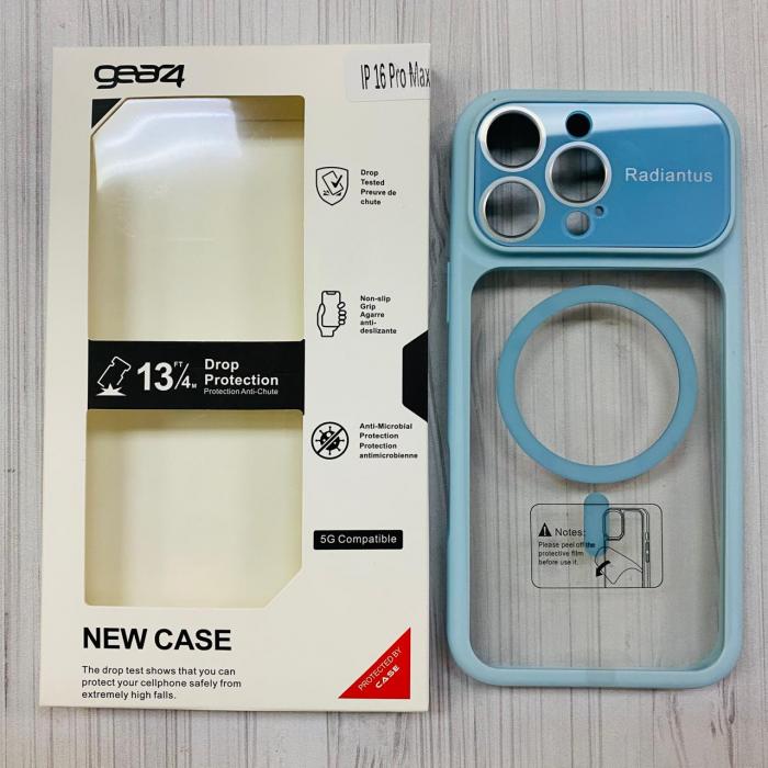 IPHONE 16 PRO MAX - GEAR4 CASE CLEAR ORILLA BABY BLUE