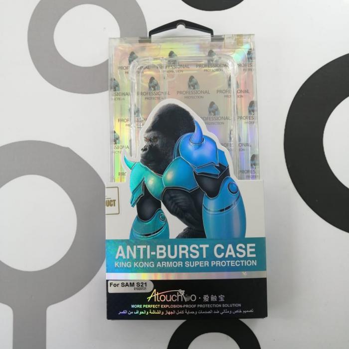 SAMSUNG GALAXY S21 - ANTIBURST CASE TRANSPARENTE