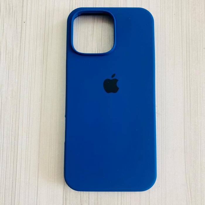 IPHONE 16 PRO MAX - SILICON CASE AZUL