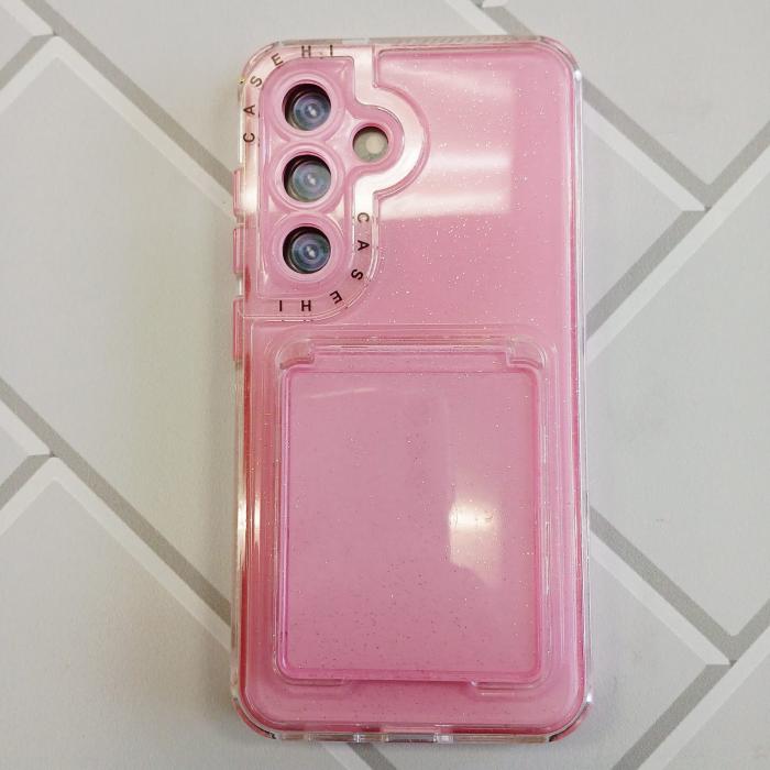 SAMSUNG GALAXY S25 - COBERTOR CON ESPEJO ROSADO