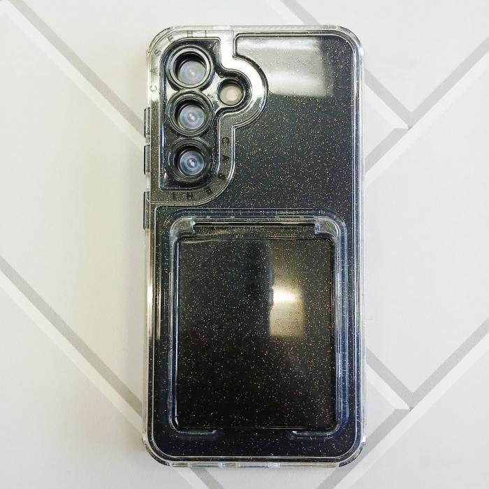 SAMSUNG GALAXY S25 - COBERTOR CON ESPEJO NEGRO