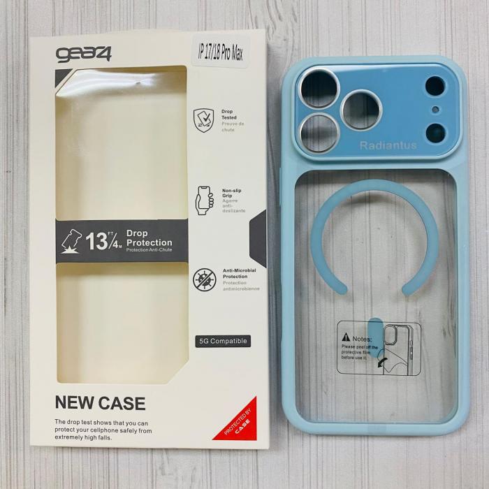 IPHONE 17 PRO MAX - GEAR4 CASE CLEAR ORILLA BABY BLUE