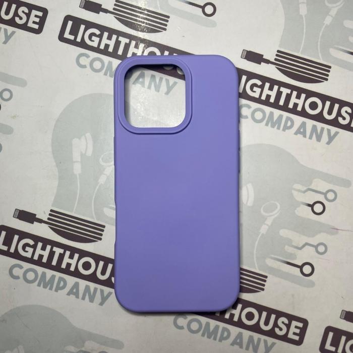 IPHONE 16 PRO - SILICON CASE MORADO LILA
