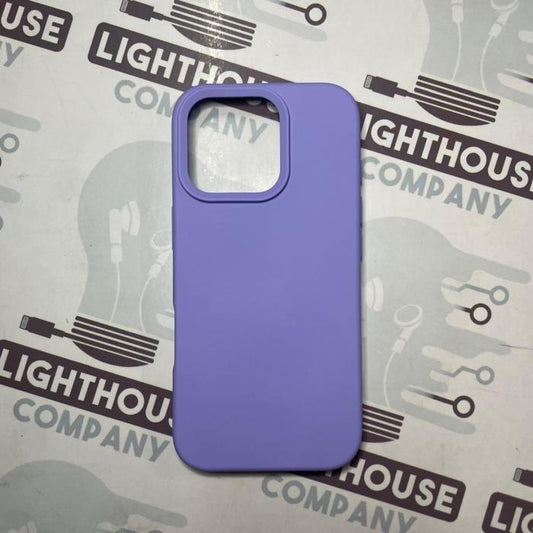 IPHONE 16 PRO - SILICON CASE MORADO LILA